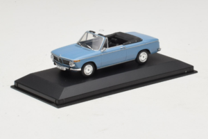 BMW 1600 Cabriolet Blu Minichamps 1:43 80420396188 Pressofusione — immagine 2 di 4