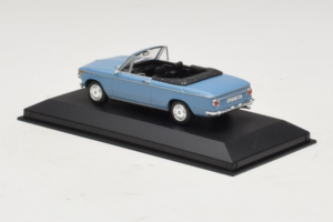 BMW 1600 Cabriolet Blu Minichamps 1:43 80420396188 Pressofusione — immagine 3 di 4