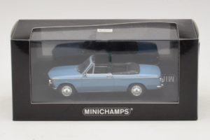 BMW 1600 Cabriolet Blu Minichamps 1:43 80420396188 Pressofusione — immagine 4 di 4
