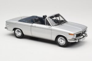 BMW 1600 Cabriolet Argento Minichamps 1:18 80430145819 Pressofusione — immagine 6 di 8
