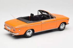 BMW 1600 Cabriolet Arancione Minichamps 1:18 100021030-O Pressofusione — immagine 3 di 8