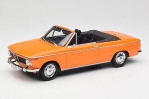 BMW 1600 Cabriolet Arancione Minichamps 1:18 100021030-O Pressofusione