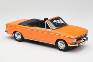 BMW 1600 Cabriolet Arancione Minichamps 1:18 100021030-O Pressofusione — immagine 6 di 8