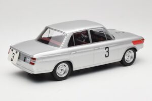 BMW 1800 TiSA #3 D. Glemser / J. Ickx 24 Hours of Spa 1965 Minichamps 1:18 155652903 Pressofusione — immagine 2 di 6
