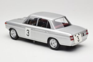 BMW 1800 TiSA #3 D. Glemser / J. Ickx 24 Hours of Spa 1965 Minichamps 1:18 155652903 Pressofusione — immagine 5 di 6