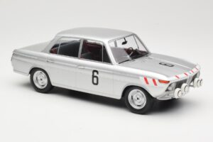 BMW 1800 TiSA #6 J. Munaron / K. Eppelein 24 Hours of Spa 1965 Minichamps 1:18 155652906 Pressofusione — immagine 4 di 6