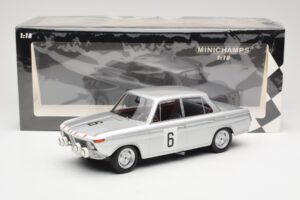 BMW 1800 TiSA #6 J. Munaron / K. Eppelein 24 Hours of Spa 1965 Minichamps 1:18 155652906 Pressofusione — immagine 6 di 6