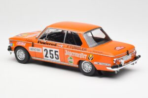 BMW 2002 Jagermeister #255 W. Stiller Rally Monte Carlo 1973 IXO 1:18 18RMC165 Pressofusione — immagine 5 di 6