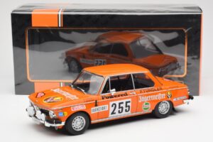 BMW 2002 Jagermeister #255 W. Stiller Rally Monte Carlo 1973 IXO 1:18 18RMC165 Pressofusione — immagine 6 di 6