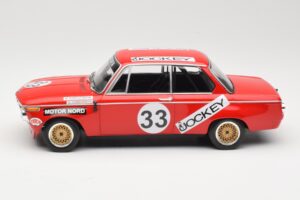 BMW 2002 Jockey Racing #33 B. Tobiasson / L. Nordstrom 6 Hours Nurburgring 1972 Minichamps 1:18 155722633 Pressofusione — immagine 3 di 6