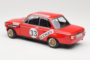 BMW 2002 Jockey Racing #33 B. Tobiasson / L. Nordstrom 6 Hours Nurburgring 1972 Minichamps 1:18 155722633 Pressofusione — immagine 5 di 6