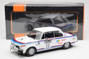 BMW 2002 #11 A. Warmbold / J. Todt RAC Rally 1973 IXO 1:18 18RMC164 Pressofusione — immagine 6 di 6