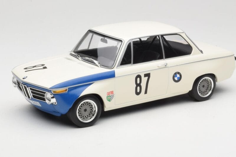BMW 2002 Tii E10 #87 H. Hahne Grand Prix Brno 1969 Minichamps 1:18 155692787 Pressofusione
