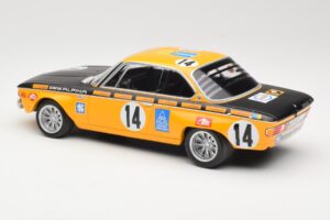 BMW 2800 CS BMW Alpina #14 H. Kelleners / G. Huber Winners 24 Hours of Spa 1970 Minichamps 1:18 155702714 Pressofusione — immagine 5 di 6