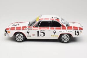 BMW 2800 CS E9 #15 Team Marabout Gaye / S. Braillard 24 Hours of Spa 1972 Minichamps 1:18 155722715 Pressofusione — immagine 3 di 6