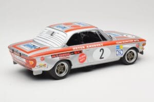 BMW 2800 CS E9 #2 Team Schnitzer J. Fitzpatrick / H. Heyer Winners Grand Prix Touring Cars Nurburgring 1972 Minichamps 1:18 1 — immagine 2 di 6