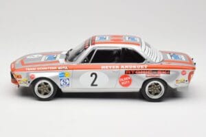 BMW 2800 CS E9 #2 Team Schnitzer J. Fitzpatrick / H. Heyer Winners Grand Prix Touring Cars Nurburgring 1972 Minichamps 1:18 1 — immagine 3 di 6
