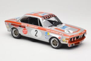 BMW 2800 CS E9 #2 Team Schnitzer J. Fitzpatrick / H. Heyer Winners Grand Prix Touring Cars Nurburgring 1972 Minichamps 1:18 1 — immagine 4 di 6