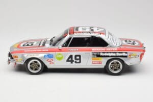 BMW 2800 CS E9 #49 Team Schnitzer G. Herzog / H. Heyer 24 Hours of Spa 1972 Minichamps 1:18 155722749 Pressofusione — immagine 3 di 6