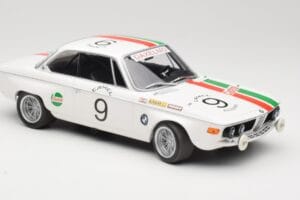 BMW 2800 CS E9 #9 Castrol BMW T. Moorkens / E. Haxhe 24 Hours of Spa 1971 Minichamps 1:18 155712709 Pressofusione — immagine 4 di 6