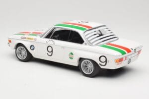 BMW 2800 CS E9 #9 Castrol BMW T. Moorkens / E. Haxhe 24 Hours of Spa 1971 Minichamps 1:18 155712709 Pressofusione — immagine 5 di 6