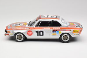 BMW 2800 CS Team Schnitzer #10 J. Fitzpatrick / J. Peltier Spa 1972 Minichamps 1:18 155722710 Pressofusione — immagine 3 di 6