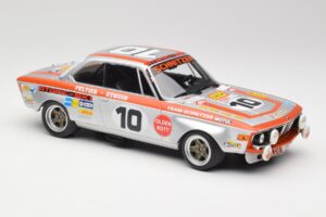 BMW 2800 CS Team Schnitzer #10 J. Fitzpatrick / J. Peltier Spa 1972 Minichamps 1:18 155722710 Pressofusione — immagine 4 di 6