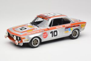 BMW 2800 CS Team Schnitzer #10 J. Fitzpatrick / J. Peltier Spa 1972 Minichamps 1:18 155722710 Pressofusione