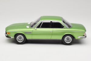 BMW 3.0 CSi E9 Green Metallic Minichamps 1:18 155028034 Pressofusione — immagine 3 di 6