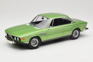 BMW 3.0 CSi E9 Green Metallic Minichamps 1:18 155028034 Pressofusione
