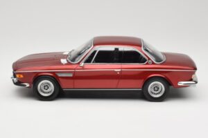 BMW 3.0 CSi E9 Red Metallic Minichamps 1:18 155028031 Pressofusione — immagine 3 di 6