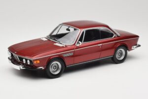 BMW 3.0 CSi E9 Red Metallic Minichamps 1:18 155028031 Pressofusione