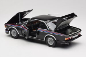 BMW 3.0 CSL E9 Nero Minichamps 1:18 180029025 Pressofusione — immagine 5 di 8