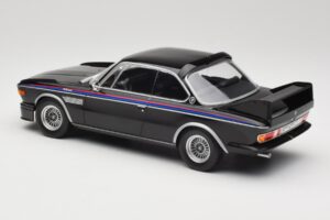 BMW 3.0 CSL E9 Nero Minichamps 1:18 155028134 Pressofusione — immagine 5 di 6
