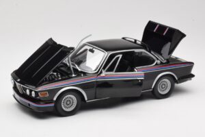 BMW 3.0 CSL E9 Nero Minichamps 1:18 180029025 Pressofusione — immagine 2 di 8