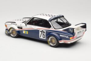BMW 3.0 CSL E9 Garage Du Bac #76 P. Depnic / H. Coulon 24 Hours of Le Mans 1977 Minichamps 1:18 155772576 Pressofusione — immagine 5 di 6