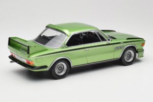 BMW 3.0 CSL E9 Green Metallic Minichamps 1:18 155028132 Pressofusione — immagine 2 di 6