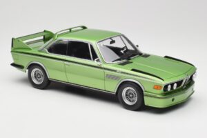 BMW 3.0 CSL E9 Green Metallic Minichamps 1:18 155028132 Pressofusione — immagine 4 di 6