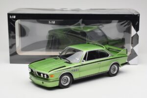 BMW 3.0 CSL E9 Green Metallic Minichamps 1:18 155028132 Pressofusione — immagine 6 di 6