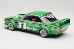 BMW 3.0 CSL E9 #1 Alpina G. Nilsson / D. Quester Winners Nürburgring 1977 Minichamps 1:18 155772501 Pressofusione — immagine 5 di 6