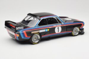 BMW 3.0 CSL E9 #1 BMW Motorsport H-J. Stuck Winner Norisring Trophy 1974 Minichamps 1:18 155742691 Pressofusione — immagine 2 di 6