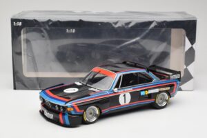 BMW 3.0 CSL E9 #1 BMW Motorsport H-J. Stuck Winner Norisring Trophy 1974 Minichamps 1:18 155742691 Pressofusione — immagine 6 di 6