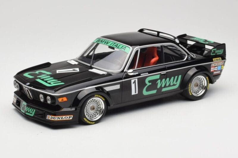 BMW 3.0 CSL E9 #1 F. Grano / P. Xhenceval GP Brno 1978 Minichamps 1:18 155782501 Pressofusione