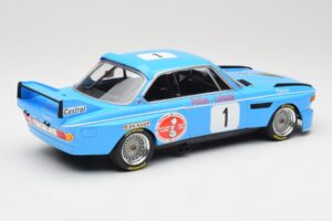 BMW 3.0 CSL E9 #1 Precision Liegeoise J. Peltier / C. Lafosse Winners 4 Hours Monza 1974 Minichamps 1:18 155742681 Pressofusi — immagine 2 di 6