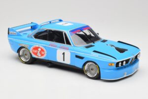 BMW 3.0 CSL E9 #1 Precision Liegeoise J. Peltier / C. Lafosse Winners 4 Hours Monza 1974 Minichamps 1:18 155742681 Pressofusi — immagine 3 di 6