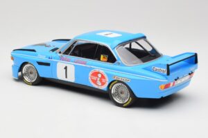 BMW 3.0 CSL E9 #1 Precision Liegeoise J. Peltier / C. Lafosse Winners 4 Hours Monza 1974 Minichamps 1:18 155742681 Pressofusi — immagine 4 di 6