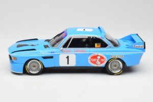BMW 3.0 CSL E9 #1 Precision Liegeoise J. Peltier / C. Lafosse Winners 4 Hours Monza 1974 Minichamps 1:18 155742681 Pressofusi — immagine 5 di 6