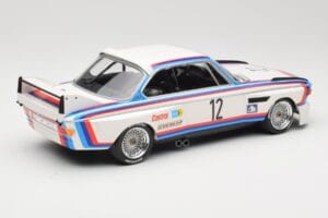 BMW 3.0 CSL E9 #12 BMW Motorsport C. Amon / H-J. Stuck Winners 6 Hours Nurburgring 1973 Minichamps 1:18 155732612 Pressofusio — immagine 2 di 6