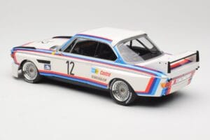 BMW 3.0 CSL E9 #12 BMW Motorsport C. Amon / H-J. Stuck Winners 6 Hours Nurburgring 1973 Minichamps 1:18 155732612 Pressofusio — immagine 5 di 6