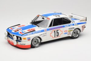 BMW 3.0 CSL E9 #15 BMW Alpina J. Peltier / H. Menzel 24 Hours of Spa 1973 Minichamps 1:18 155732695 Pressofusione